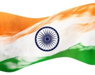 An indian flag with watercolor paint, independence day stock image, independence day ai prompt