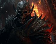 Character of a game in the kingslayer wallpaper, midjourney ai art, ai art, midjourney free prompts