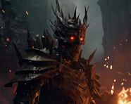 Game character in kingslayer wallpaper, midjourney ai art, ai art, midjourney free prompts