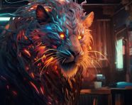 Digital wallpapers with fire and dragons designs, midjourney ai art, ai art, midjourney free prompts