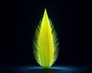 A yellow cone shaped object with a pointy tip that has a pointy tip, midjourney ai art, ai art, midjourney free prompts