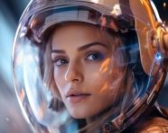 Futuristic ai human, midjourney ai art, ai art, midjourney free prompts