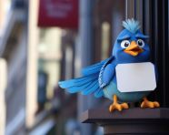 Blue bird in its natural habitat, midjourney ai art, ai art, midjourney free prompts