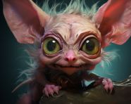 Mysterious creature painting, midjourney ai art, ai art, midjourney free prompts