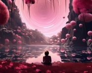 Lonely dandelion, midjourney ai art, ai art, midjourney free prompts