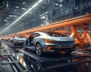 Global automotive manufacturing, assembly line car production, assembly line car manufacturing