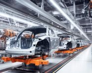 The making of a car, assembly line car production, assembly line car manufacturing