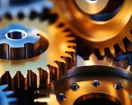 Close-up of mechanical precision, industrial machinery stock images ai, midjourney prompt ideas