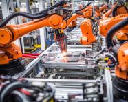 Car assembly line in full swing
, industrial machinery stock images ai, midjourney prompt ideas
