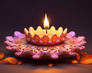 Bright diya for a happy diwali, diwali festival stock image, diwali festival ai prompt