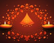 Colorful diwali greeting card, diwali festival stock image, diwali festival ai prompt