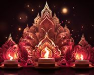 Diwali celebration in india, diwali festival stock image, diwali festival ai prompt