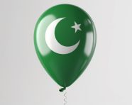 Pakistan flag 3d balloon, pakistan independence day photos
