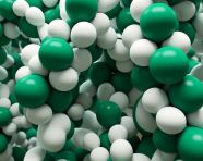 Small green and white balloons floating in the air, pakistan independence day photos