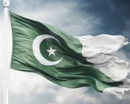 A pakistan flag waving in the wind, pakistan independence day photos