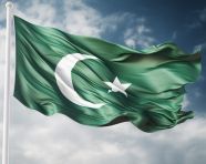 Proudly waving pakistan flag, pakistan independence day photos