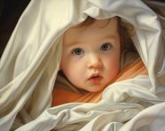 Baby in cloth, ai baby prompt, baby ai art