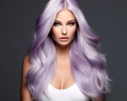 Healthy hair at home, beautiful girl with long hair