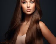 Beautiful woman with stunning hair, beautiful girl with long hair