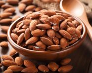 A bowl of almonds a nutritious snack, almond image
