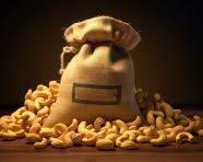 Cashews by the sackful, cashew image