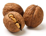 Walnut texture close-up, walnuts image