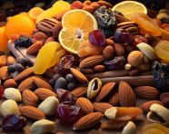 A delicious and nutritious snack, dry fruits mix image