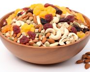 Delicious and healthy mixed snacks, dry fruits mix image