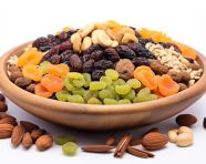 A delicious treat of nuts, dry fruits mix image