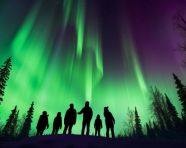 Happy family enjoys a day in the sun, christmas stock image ai, christmas stock photos ai