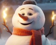 The snowman's eyes, christmas stock image ai, christmas stock photos ai