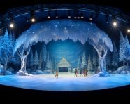 A magical night at the nutcracker ballet, christmas stock image ai, christmas stock photos ai