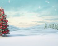 Christmas in the snowy mountains, christmas stock image ai, christmas stock photos ai