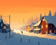 Red christmas tree with presents and boxes, christmas stock image ai, christmas stock photos ai