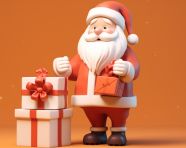 Family christmas tree with presents vector, christmas stock image ai, christmas stock photos ai