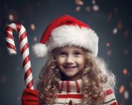 Boy builds snowman on blue background, christmas stock image ai, christmas stock photos ai