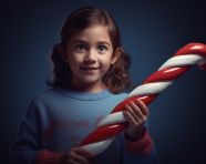 Winter scene with boy and snowman, christmas stock image ai, christmas stock photos ai