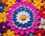 A close-up of a intricate rangoli design, diwali festival stock image, diwali festival ai prompt