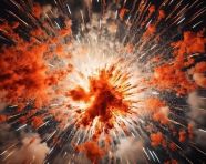 Close-up of a firecracker exploding, diwali festival stock image, diwali festival ai prompt