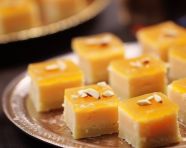 A close-up shot of a mouthwatering barfi, diwali festival stock image, diwali festival ai prompt