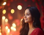 Images of pooja on diwali with text, diwali festival stock image, diwali festival ai prompt