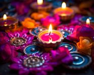 Traditional diwali rangoli designs for wallpapers, diwali festival stock image, diwali festival ai prompt