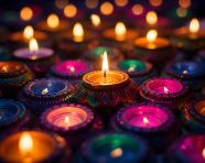 Astronaut sees earth from space for the first time, diwali festival stock image, diwali festival ai prompt