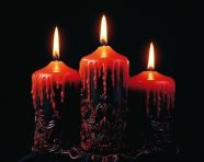 Three flames in the night, diwali festival stock image, diwali festival ai prompt