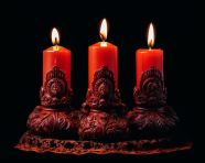 3 burning candles on black, diwali festival stock image, diwali festival ai prompt
