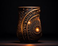 A candle on a black background, diwali festival stock image, diwali festival ai prompt