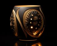 Subtle candlelight in a darkened space, diwali festival stock image, diwali festival ai prompt