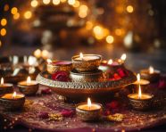 Simple diya to light, diwali festival stock image, diwali festival ai prompt