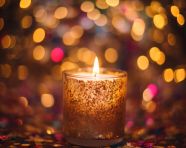 A candle has coloured lights on it, diwali festival stock image, diwali festival ai prompt