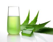 The aloe vera juice with some leaves, alovera leaf image